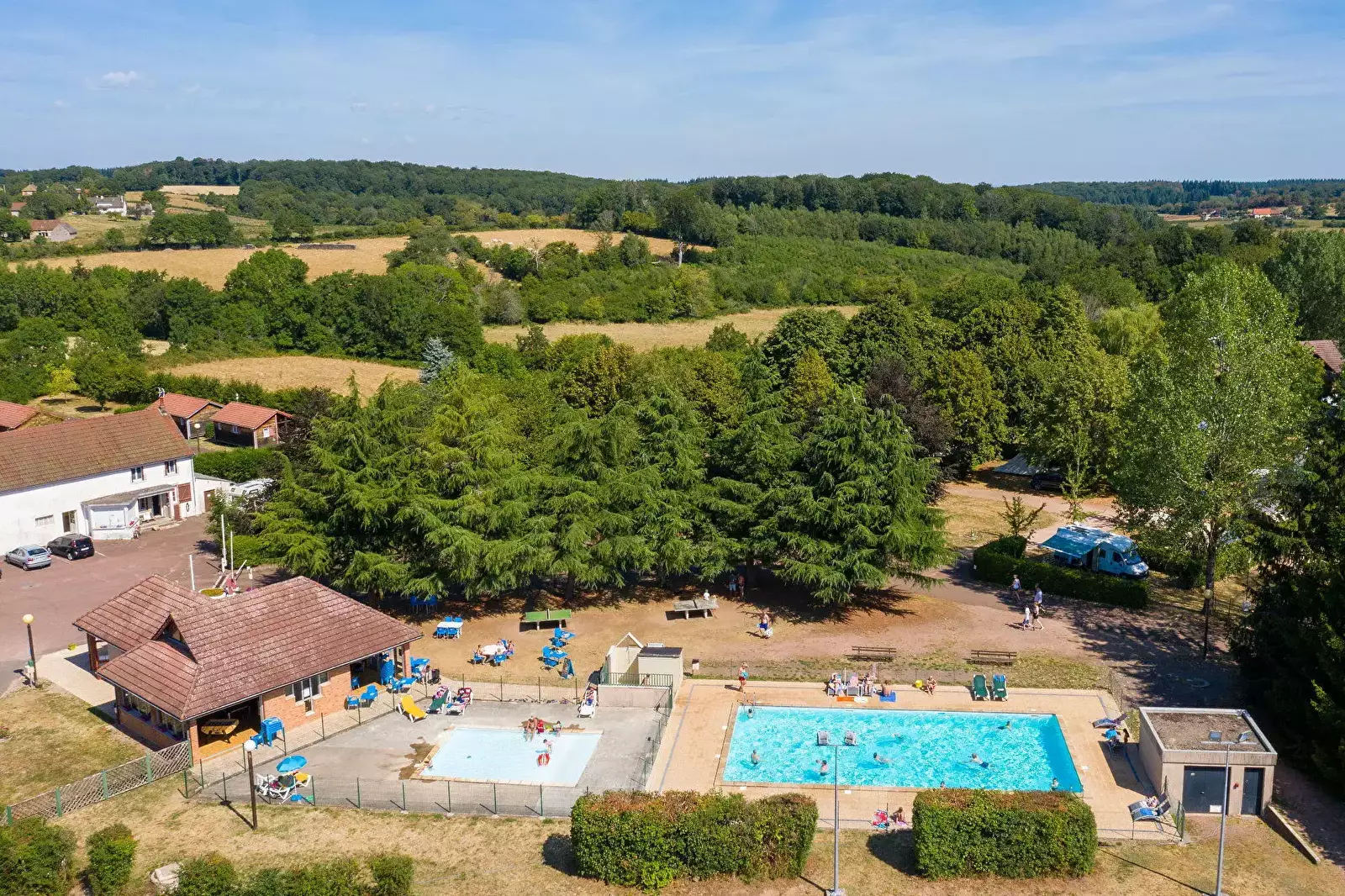 Panoramica Camping de Saulieu - Terracamps