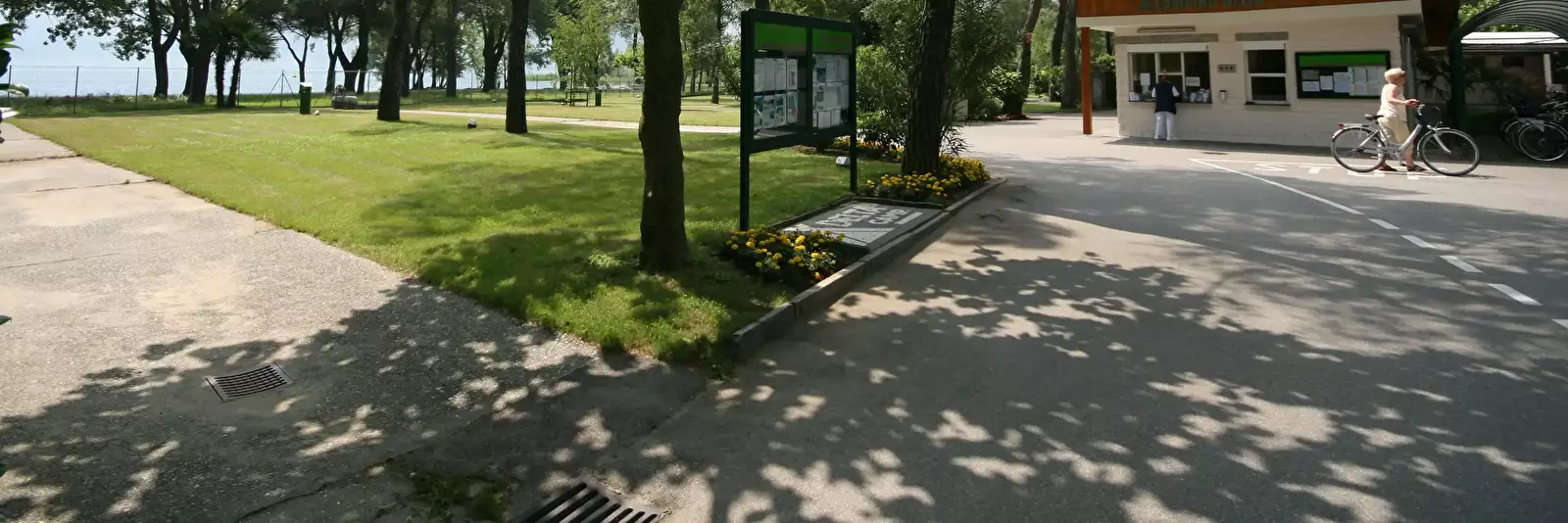 Indgangen Camping Delta