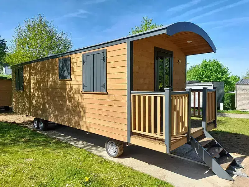 Roulotte Camping Des Sources Chaudes