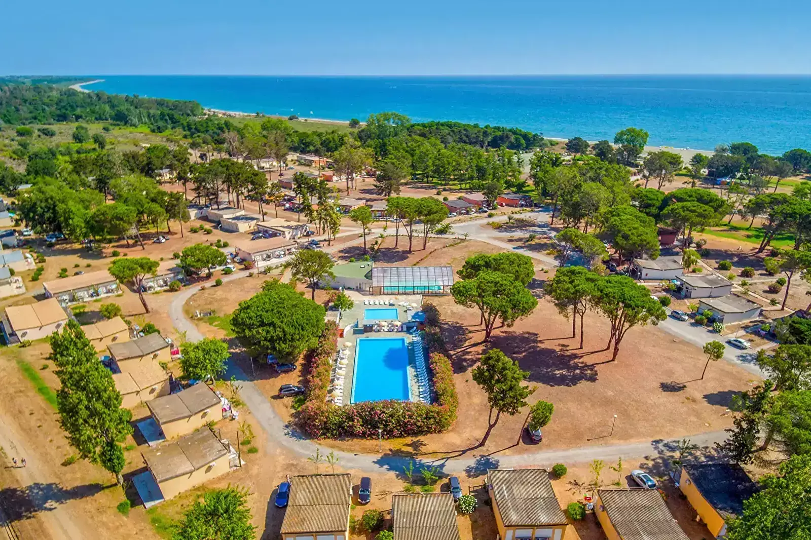 Locatie overzicht Camping Domaine d'Anghione - Tohapi