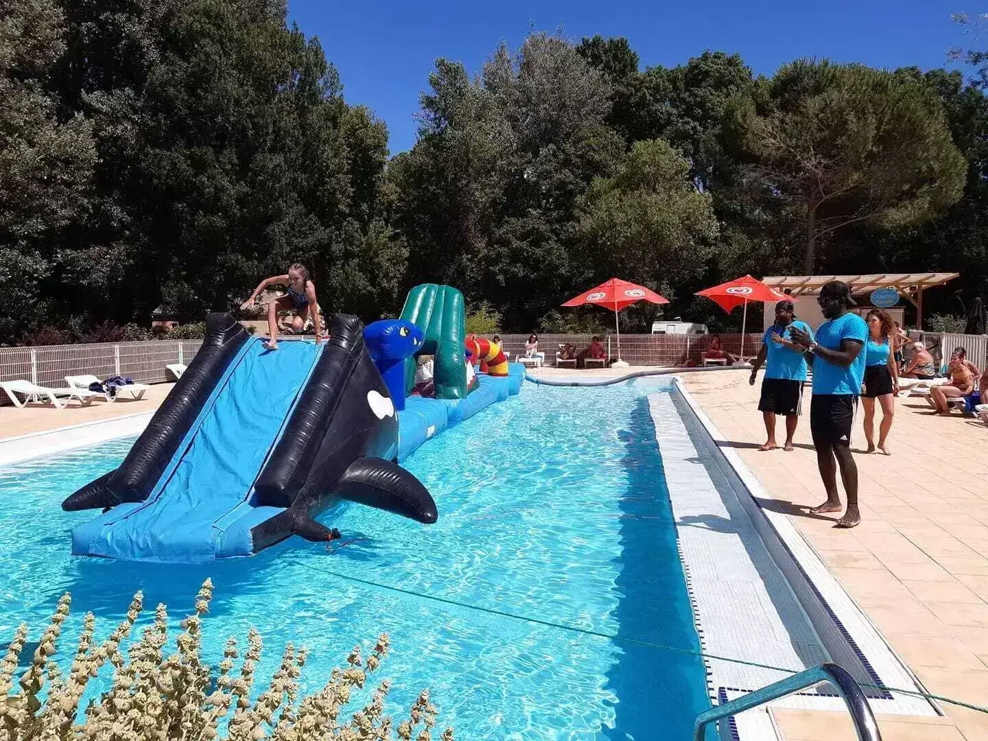 Zwembad Camping Domaine de Gaujac