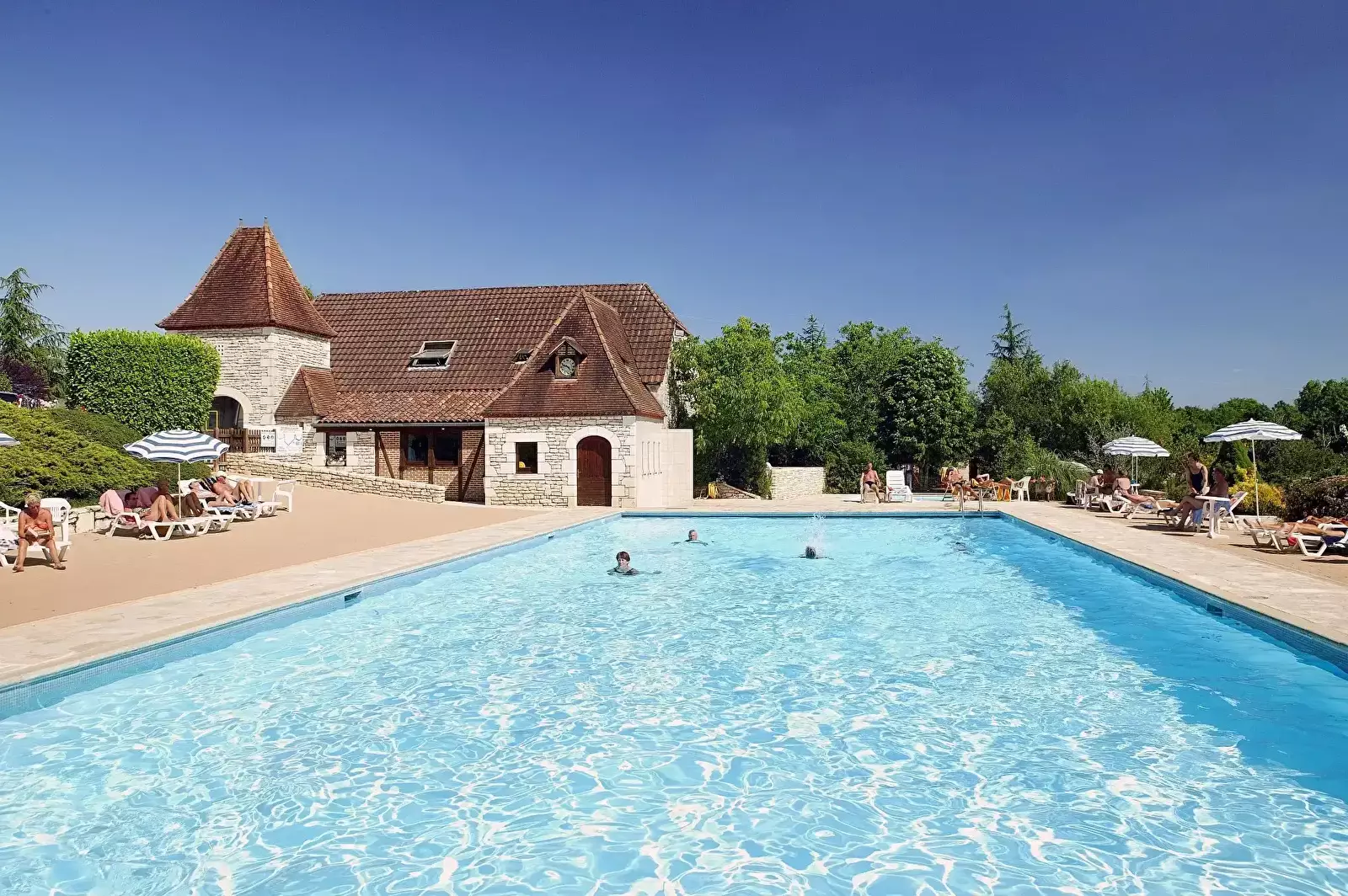 Piscina Camping Domaine De La Paille Basse