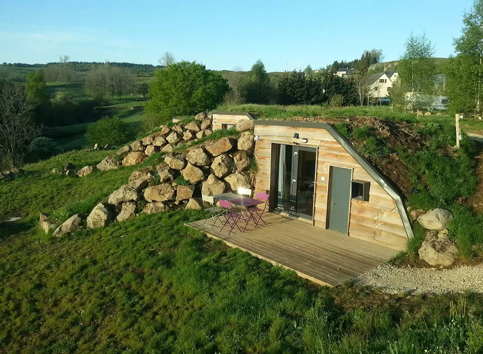 Chalet-Bungalow-Huisje Camping Domaine de l'Ours