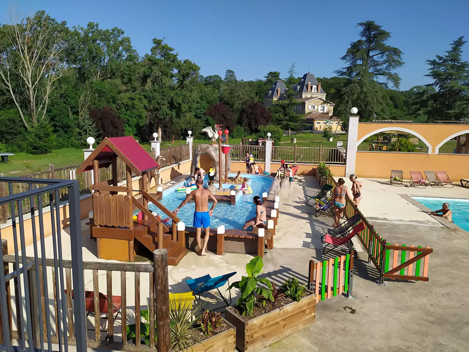 Parco acquatico Camping Domaine de Senaud
