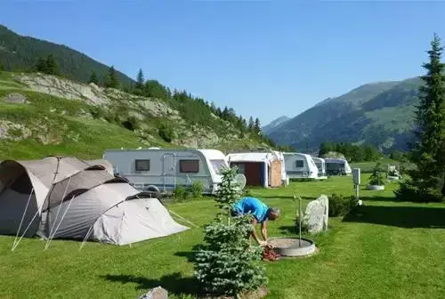 Zelt Camping Du Grand-St-Bernard