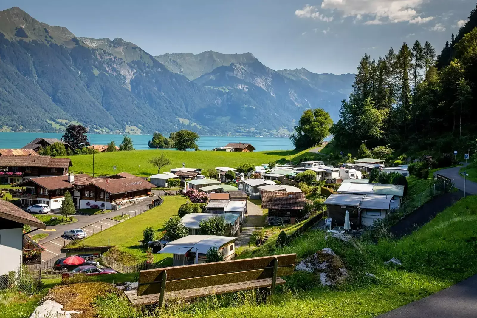 Aussicht Camping Du Lac
