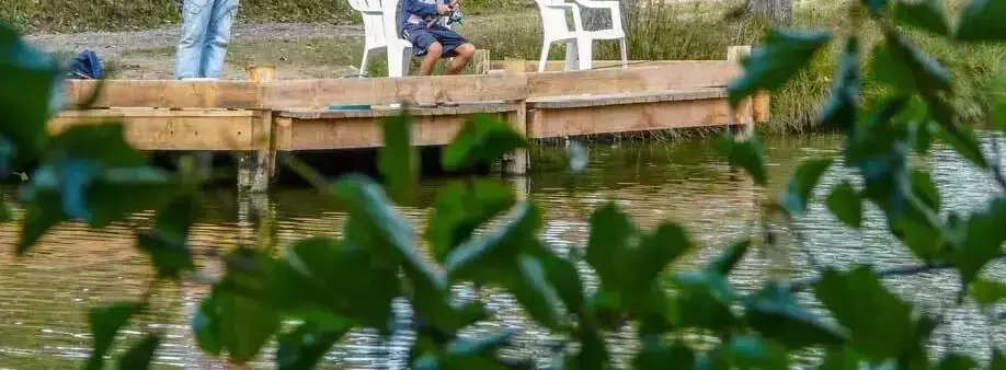 Vissen Camping du Lac de Bonnefon