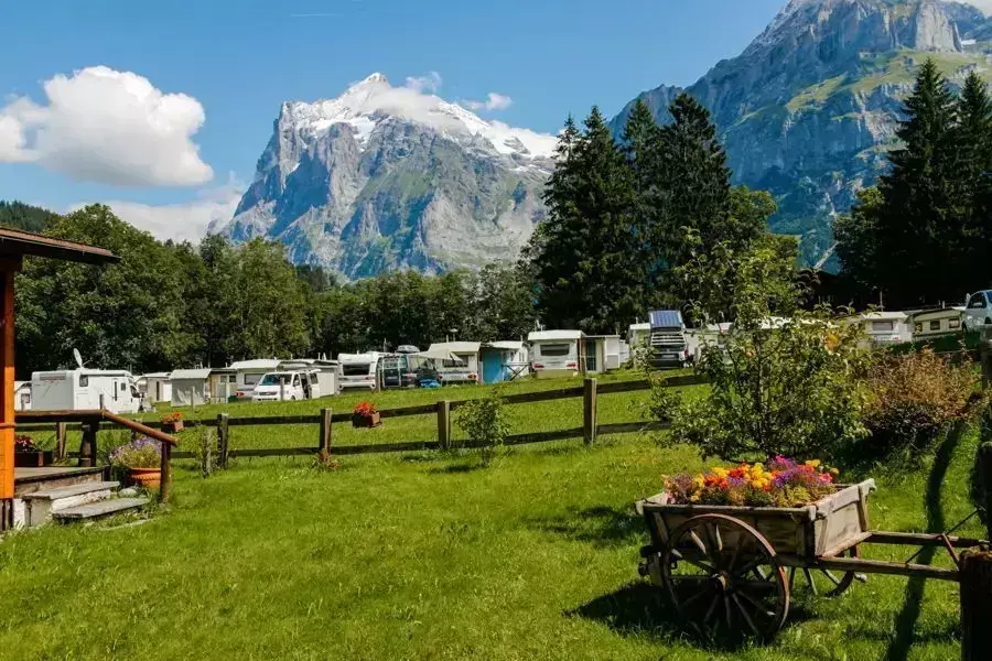 Lage Camping Eigernordwand
