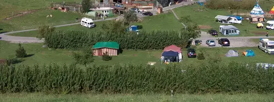 Aussicht Camping Erlebnisbauernhof Gerbe