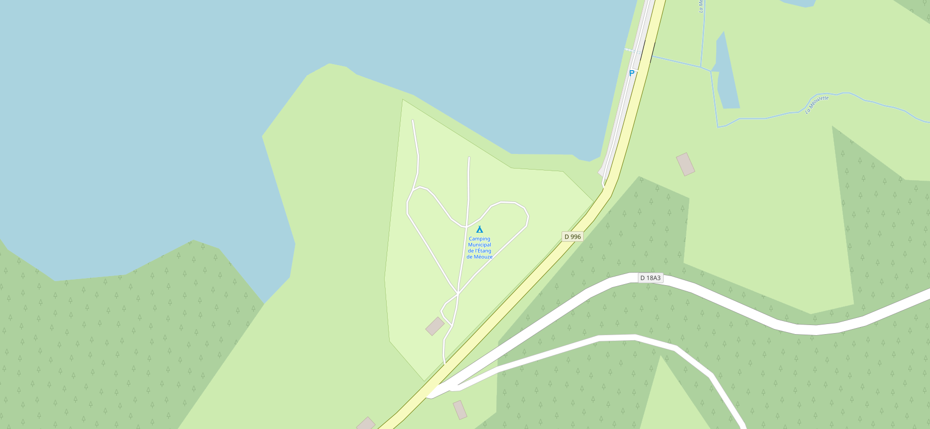 Camping étang de méouze