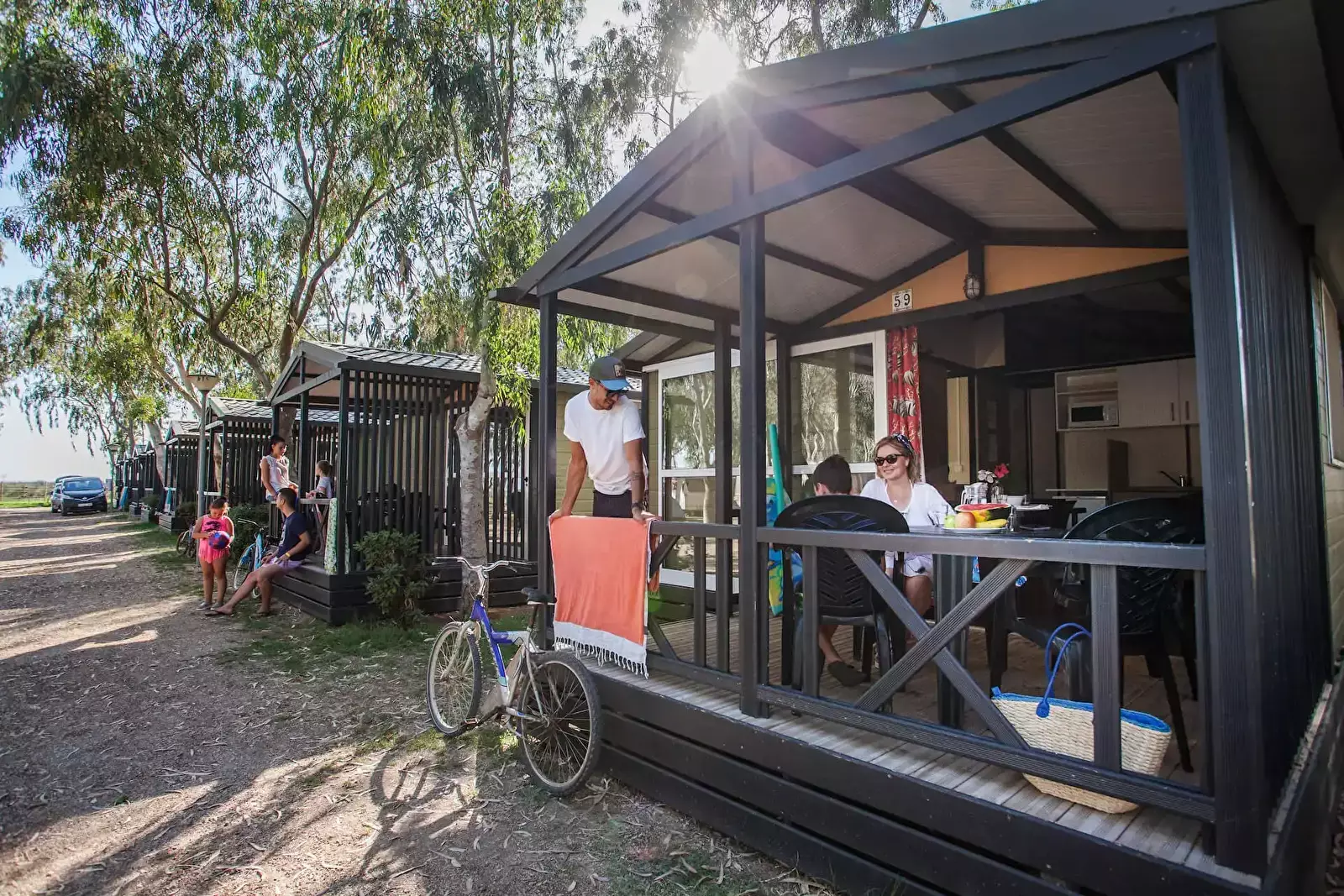 Chalet-Bungalow-Huisje Camping Eucaliptus