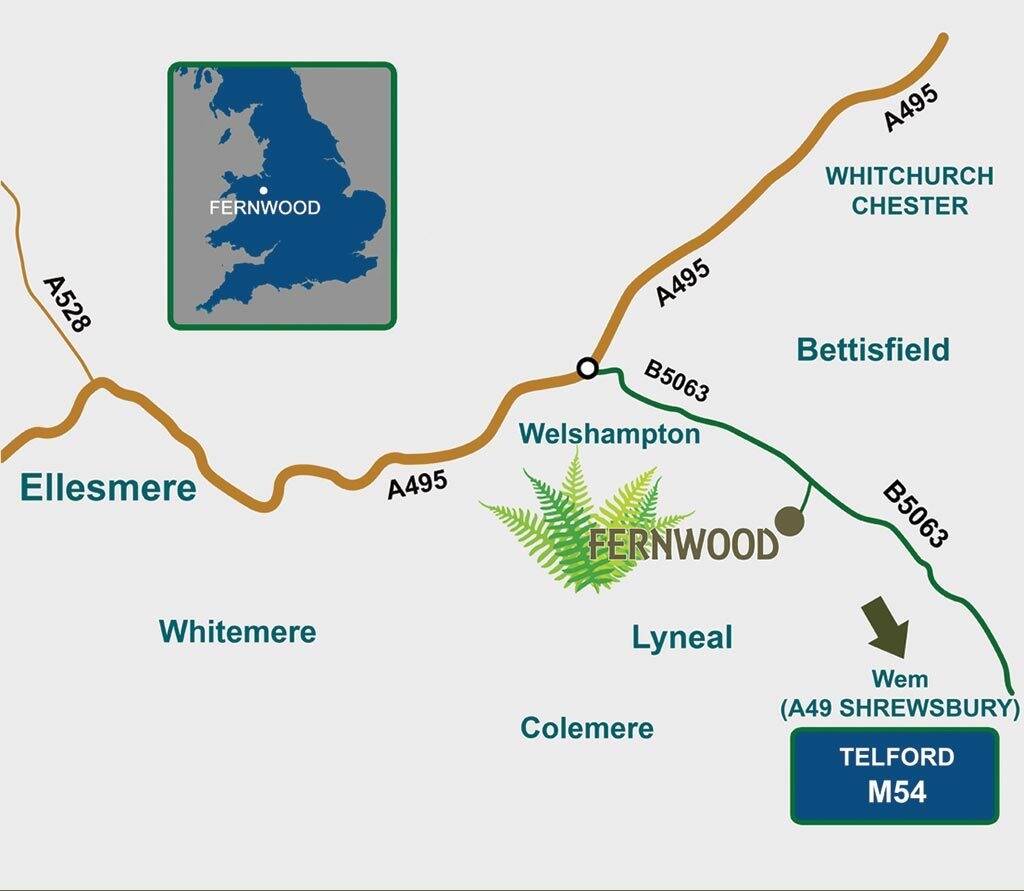 Woodgate Caravan Park Map