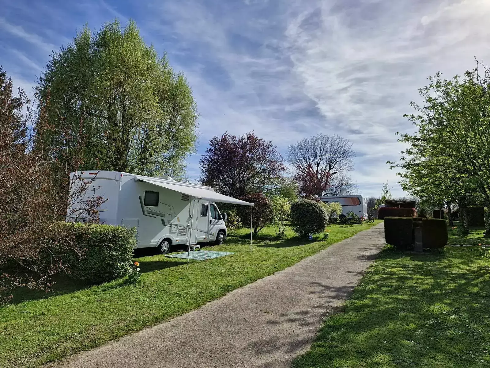 Piazzola camper Camping Fraiteux
