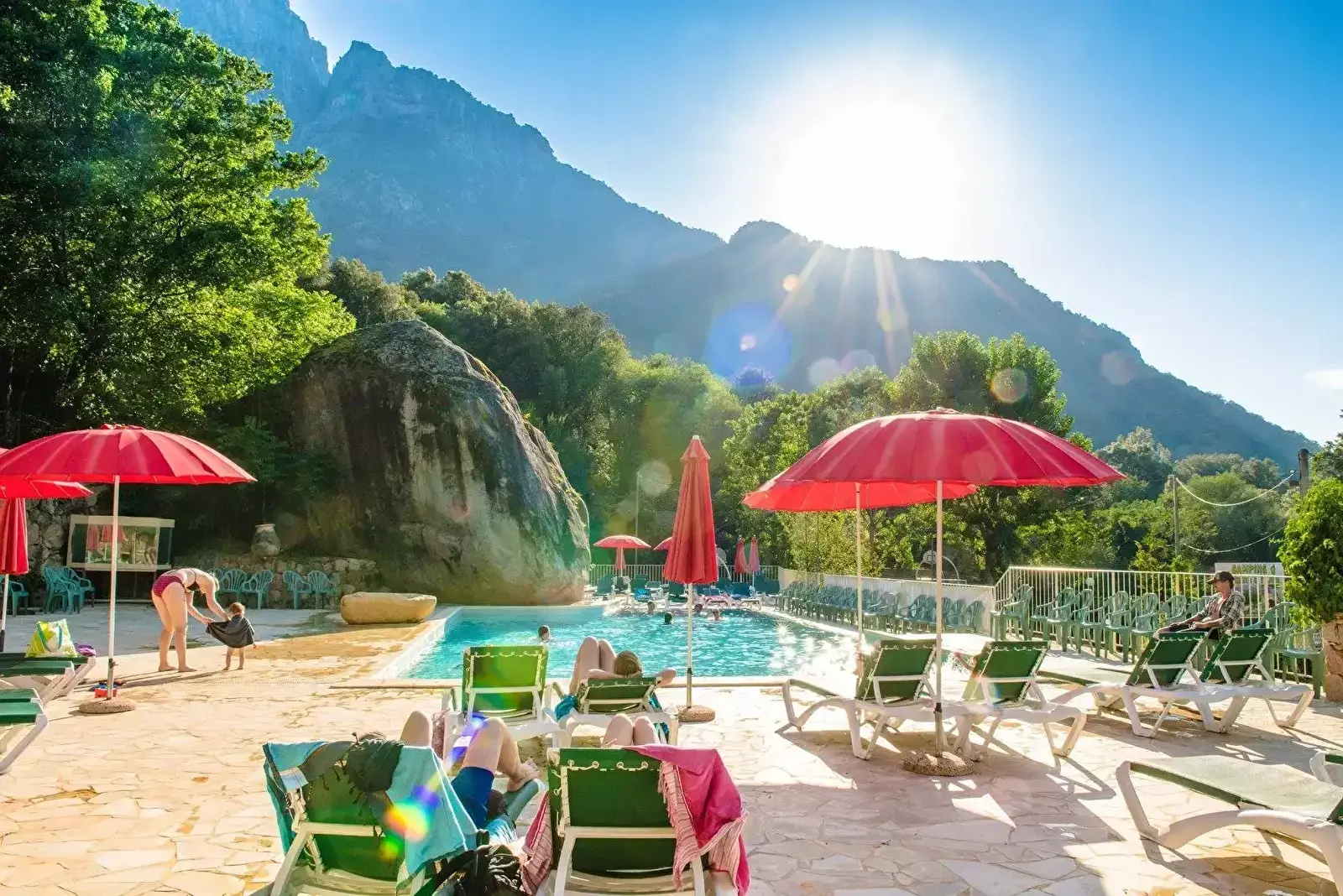 Schwimmbad Camping Funtana A L'ora