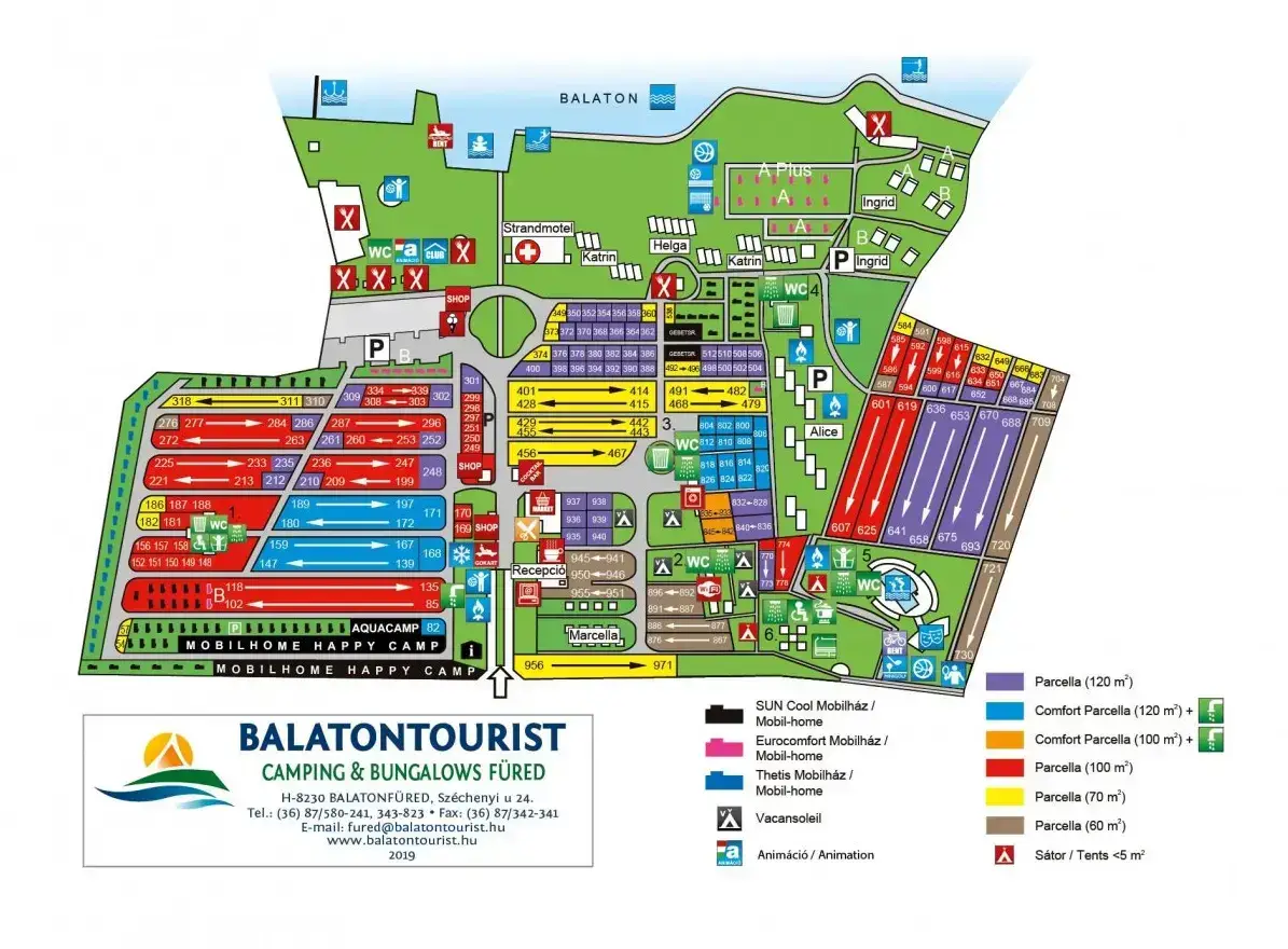 Camping Fred - Balatontourist in Balatonfred, Hungary (2026) | JetCamp.com