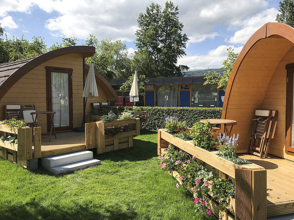 Camping Gemeinde Erlach in Erlach BE, Schweiz (2022)