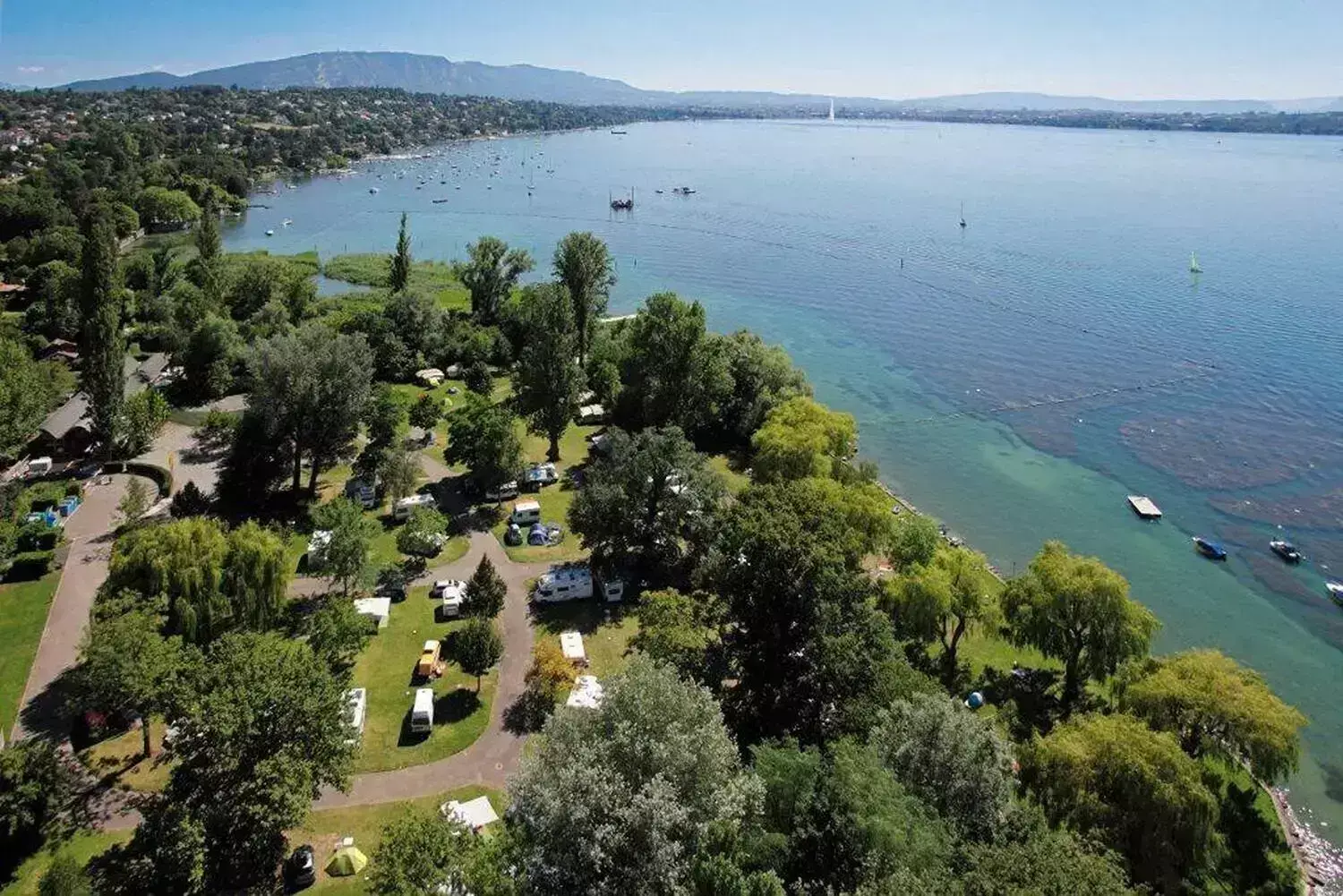 Standortübersicht Camping Genf-Vésenaz - Tcs