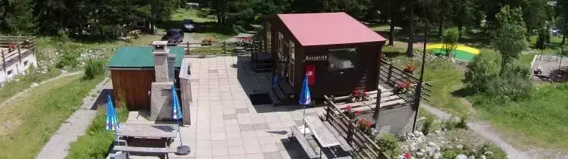 Uitzicht Camping Glaciers
