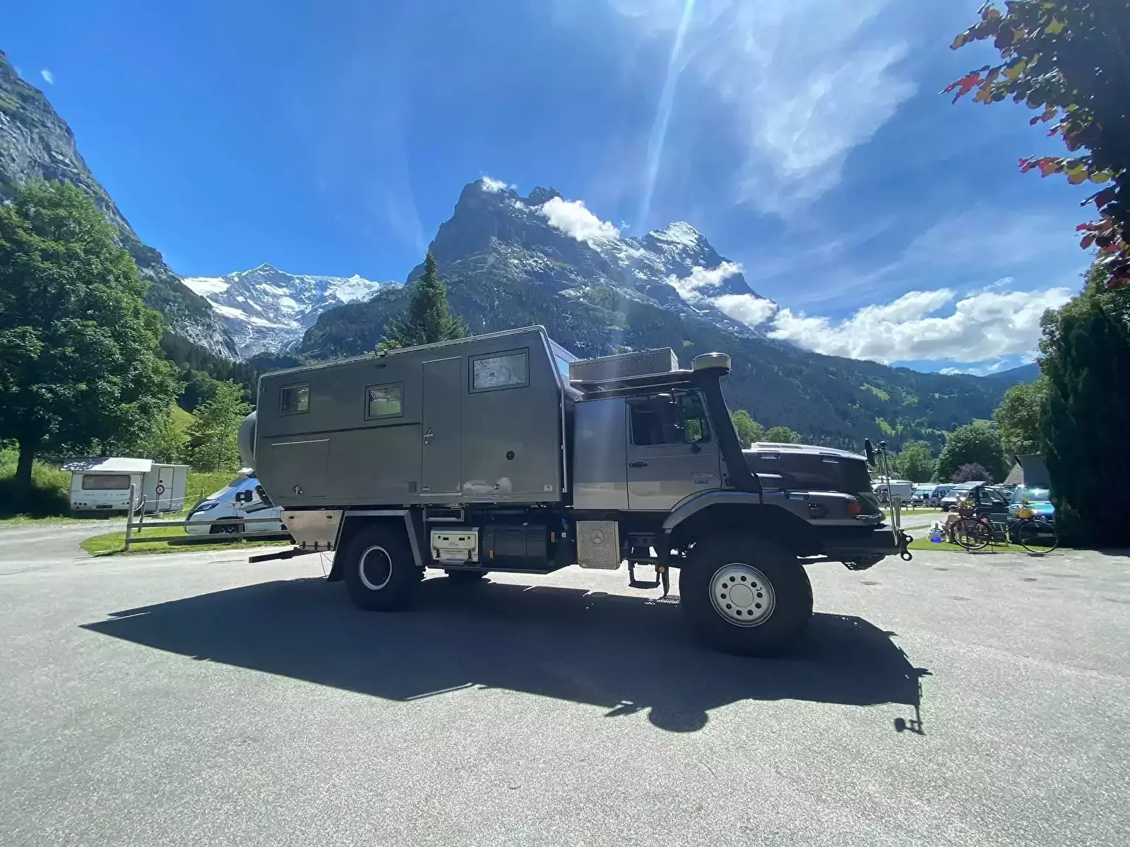 Mobilheim Camping Gletscherdorf