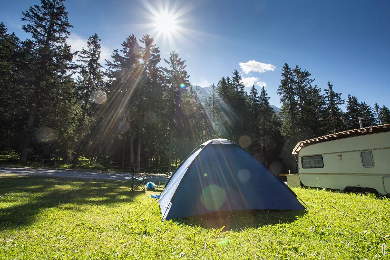 Zelt Camping Gravas Lenzerheide