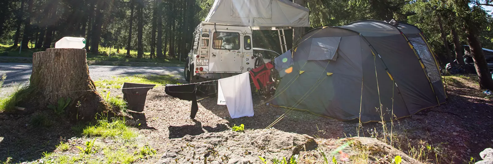 Zelt Camping Gravas Lenzerheide
