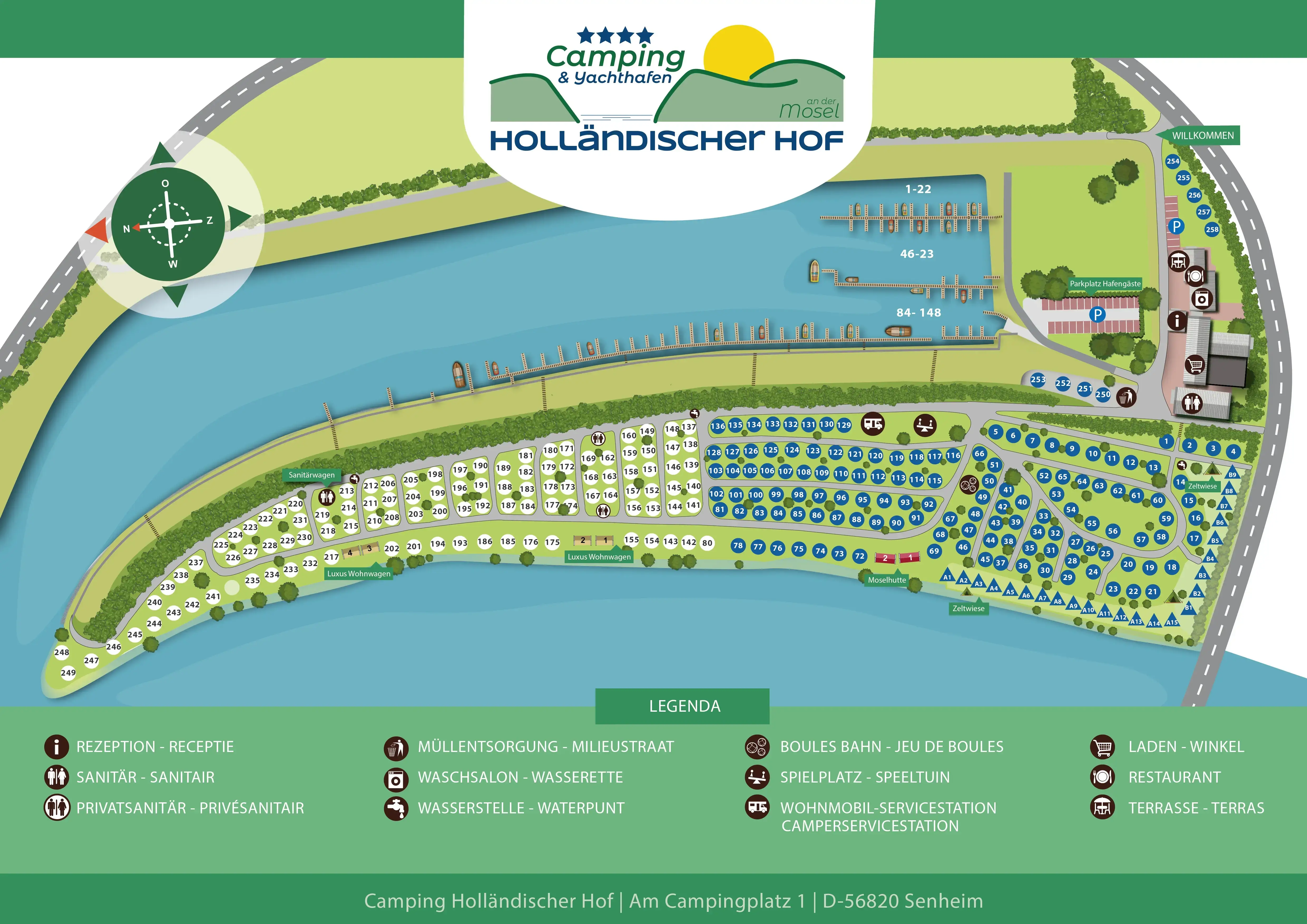 Camping Hollndischer Hof in Senheim, Germany (2026) | JetCamp.com