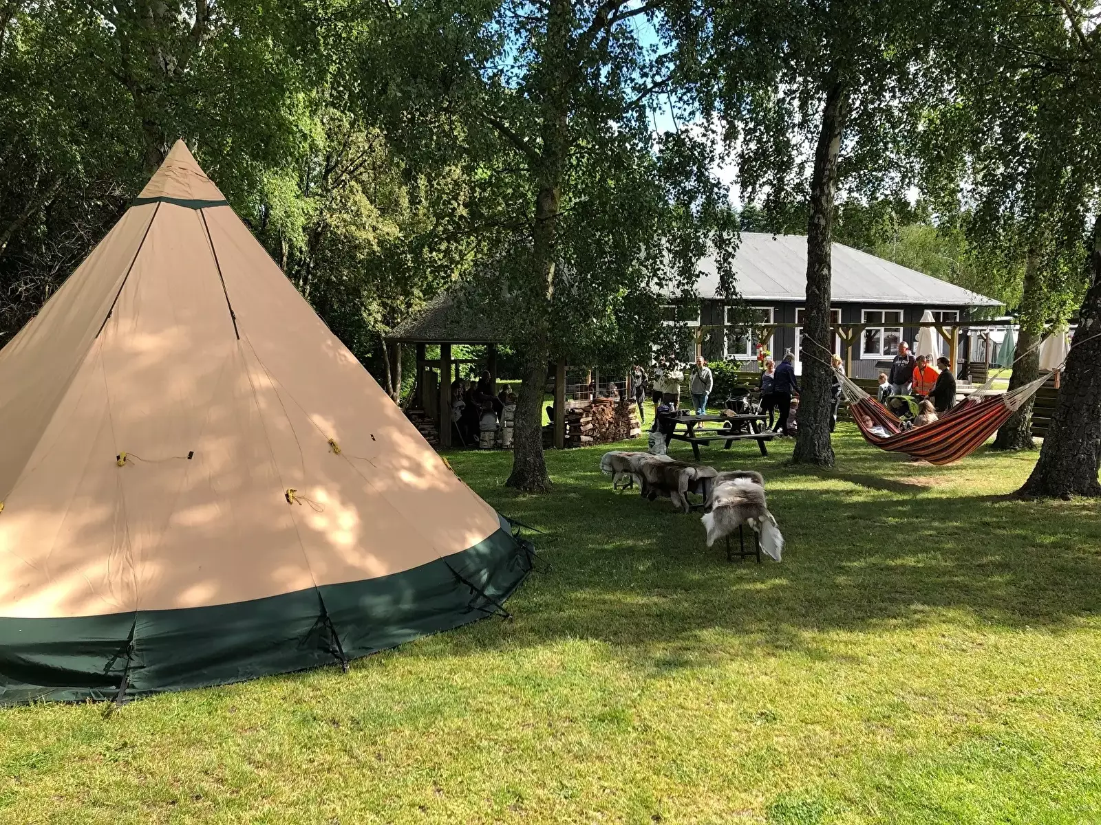 Bell tent Camping Hornbæk - Dcu