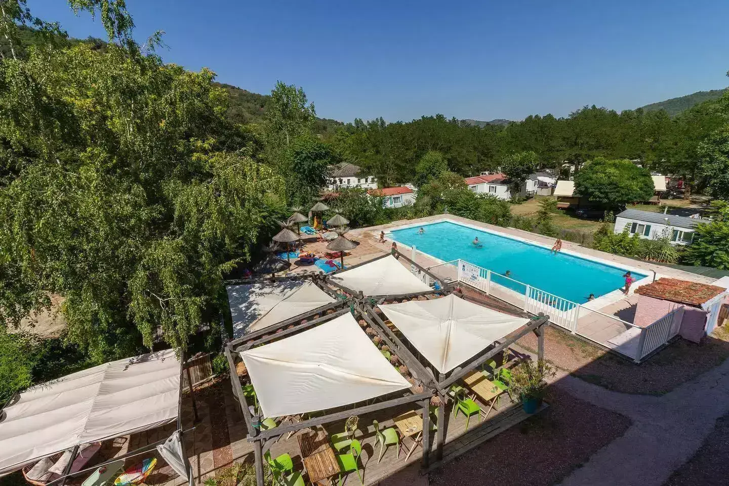 Piscina Camping Hôtel La Bohème