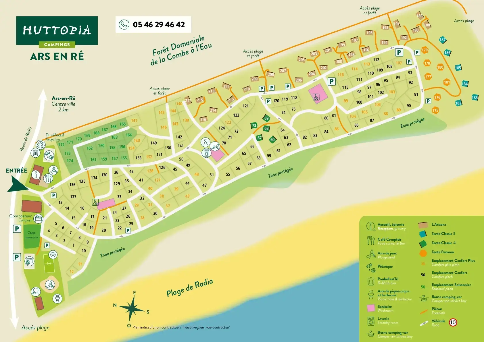 Camping Huttopia Ars en R in Ars-en-R, Frankreich (2026) | JetCamp.com