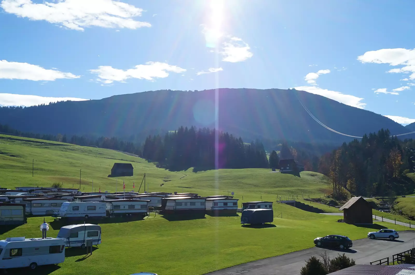 Kilátás Camping Jakobsbad