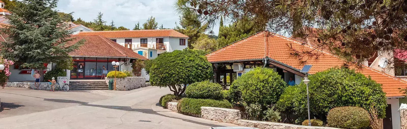 Vchod Camping Jezera Lovišća Murter
