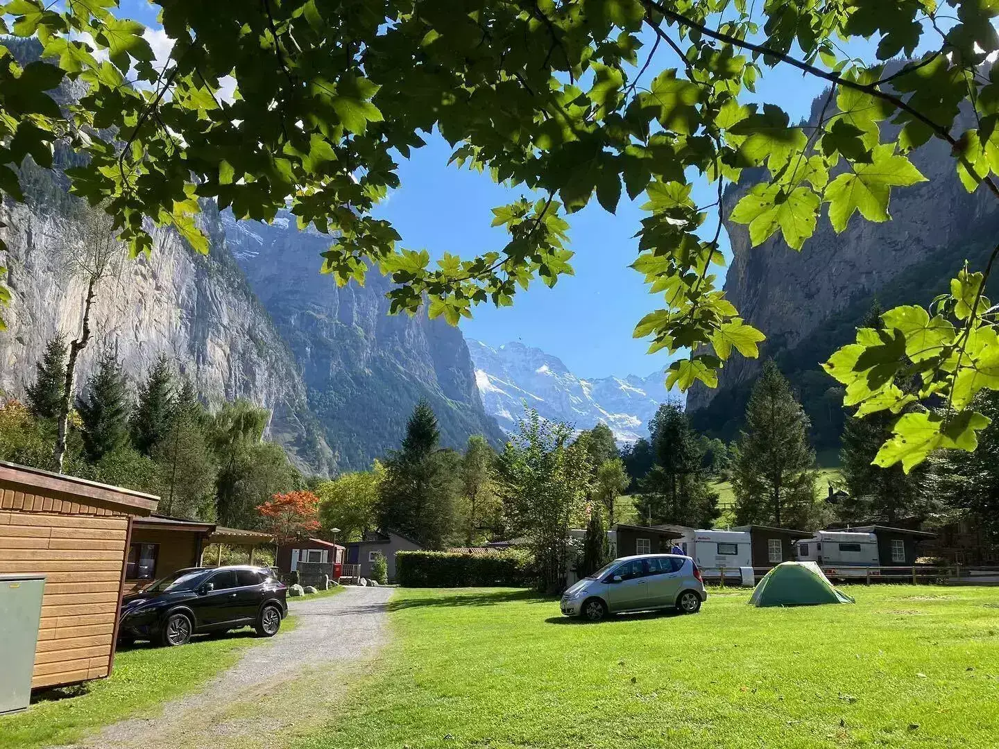Aussicht Camping Jungfrau