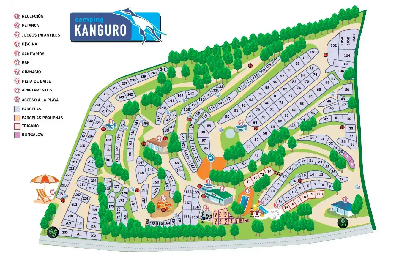 Camping Kanguro in Sant Pol de Mar, Spain (2026) | Book your camping on  JetCamp.com