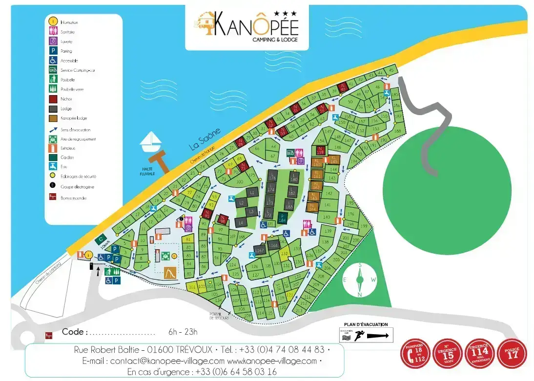 Camping Kanope Village in Trvoux, France (2026) | JetCamp.com