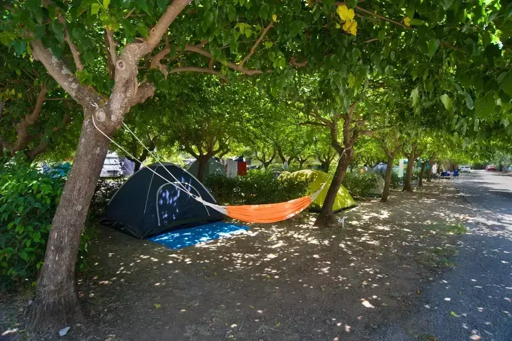 Tent Camping Karavomilos Beach