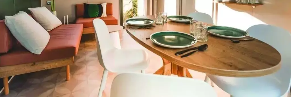 Interieur accommodatie Camping Kersentic