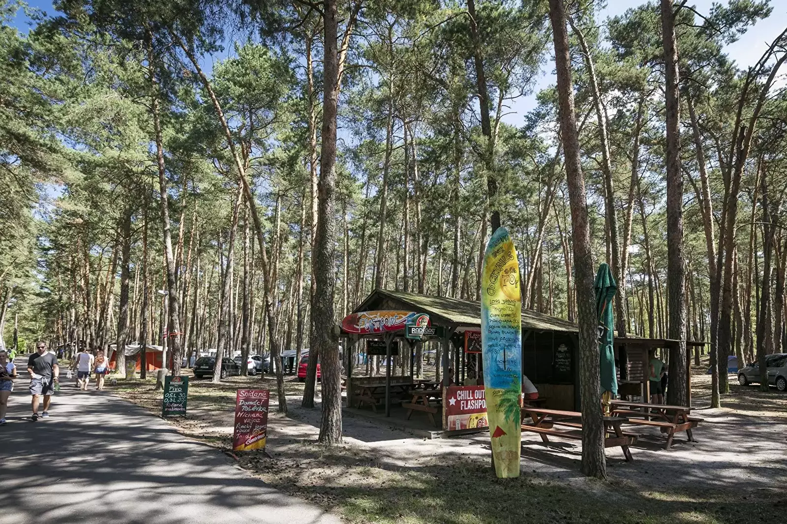 Kavárna restaurace bar Camping Klucek