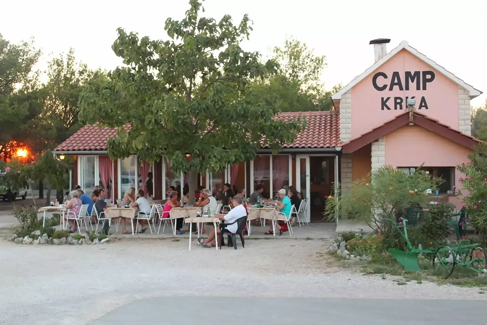 Kavárna restaurace bar Camping Krka