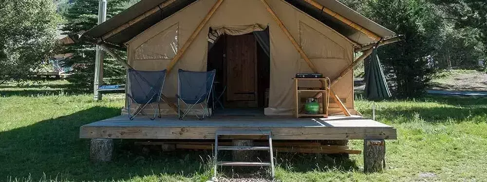 Tenda Safari Camping La Clarée - Huttopia