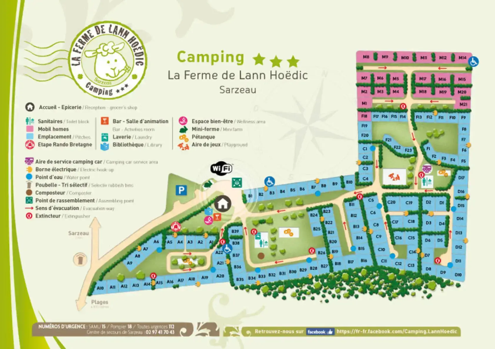 Camping La Ferme de Lann Hoedic in Sarzeau, Frankreich (2026) | Alle  Campingpltze auf JetCamp.com