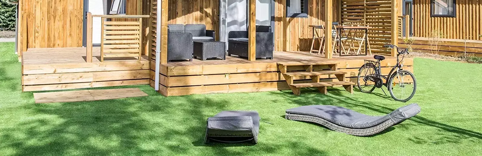 Chalet-Bungalow Camping La Forge - Sea Green