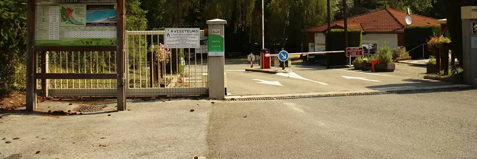 Ingresso Camping la Marjorie