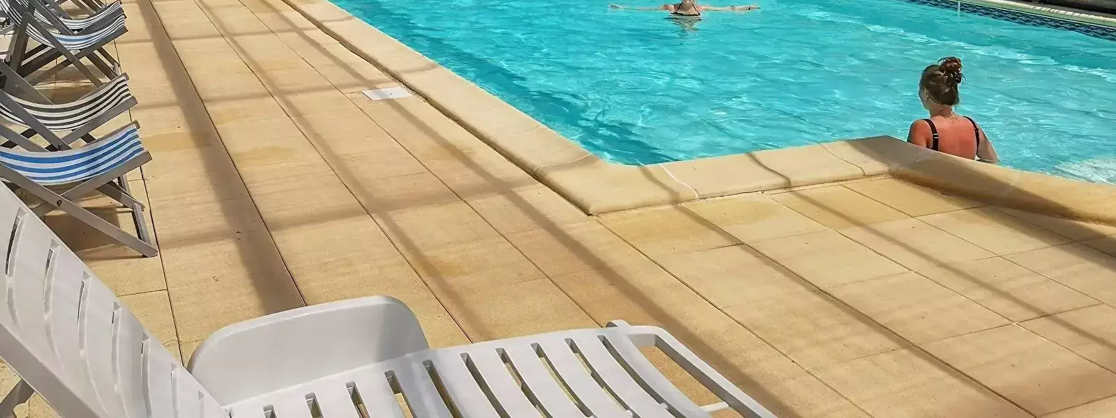 Zwembad Camping La Pélonie Dordogne