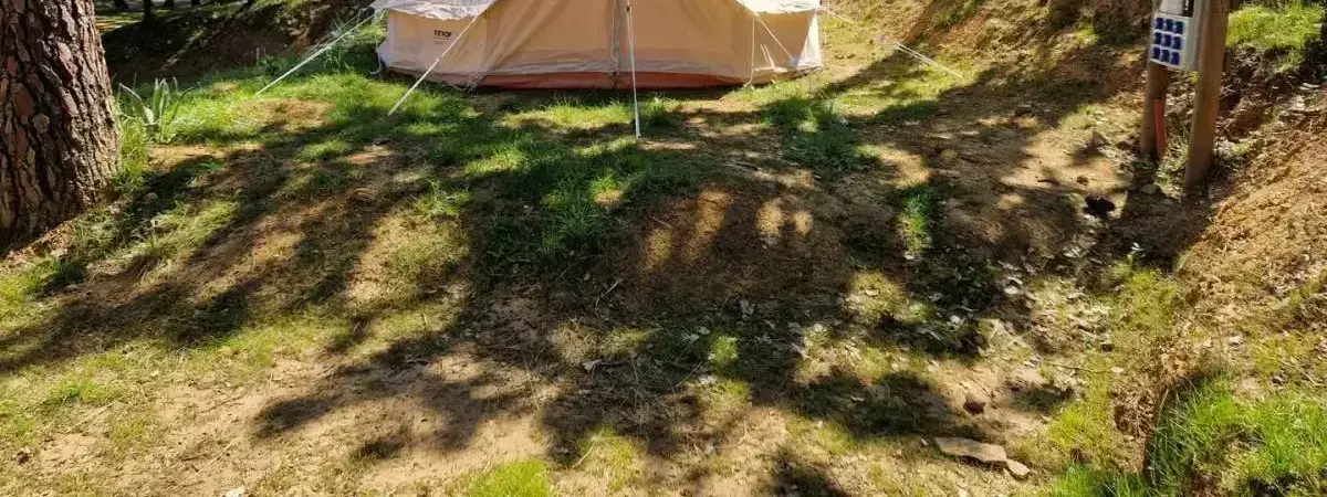 Bell tent Camping La Pinède en Provence