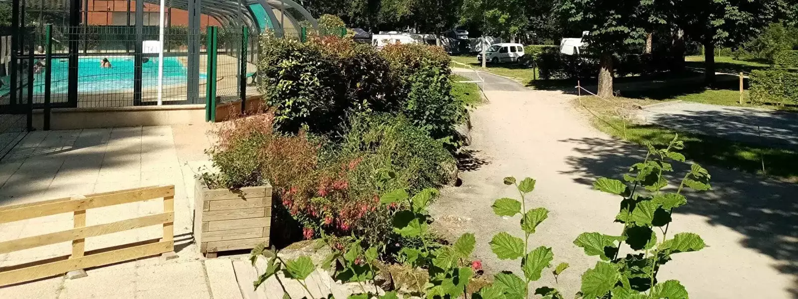 Piscina Camping La Vallée de Poupet