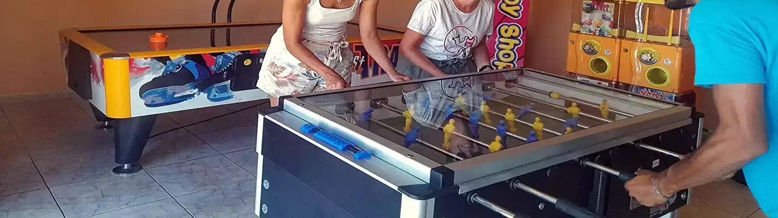 Calcio balilla Camping La Vallée du Paradis - Tikayan