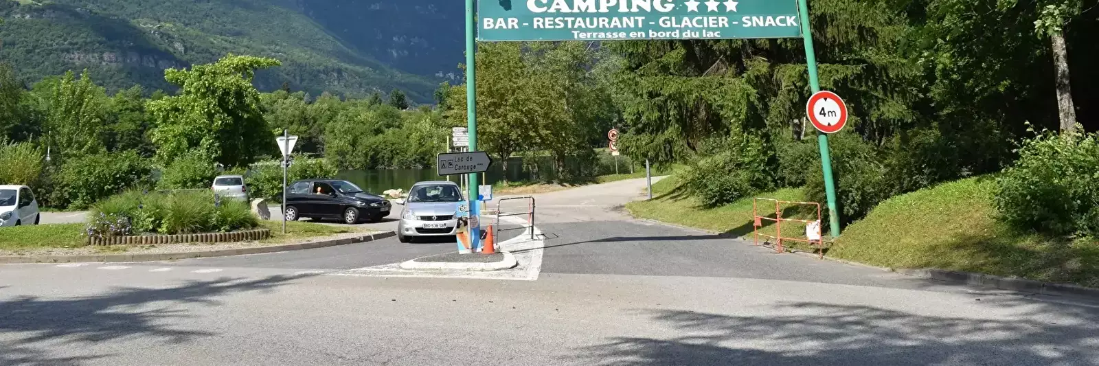 Entree Camping Lac de Carouge