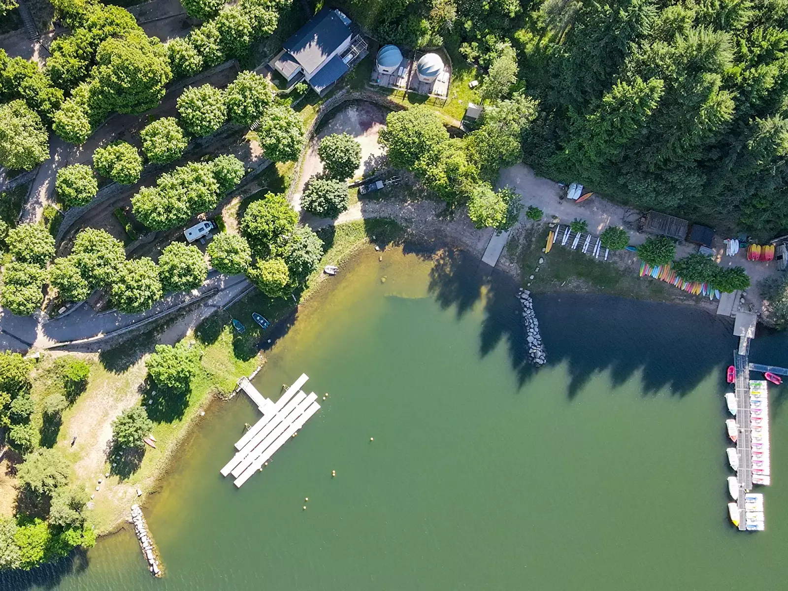 Locatie overzicht Camping Lac de Villefort