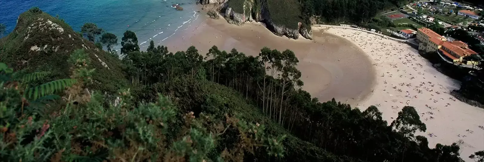 Pláž Camping Las Hortensias