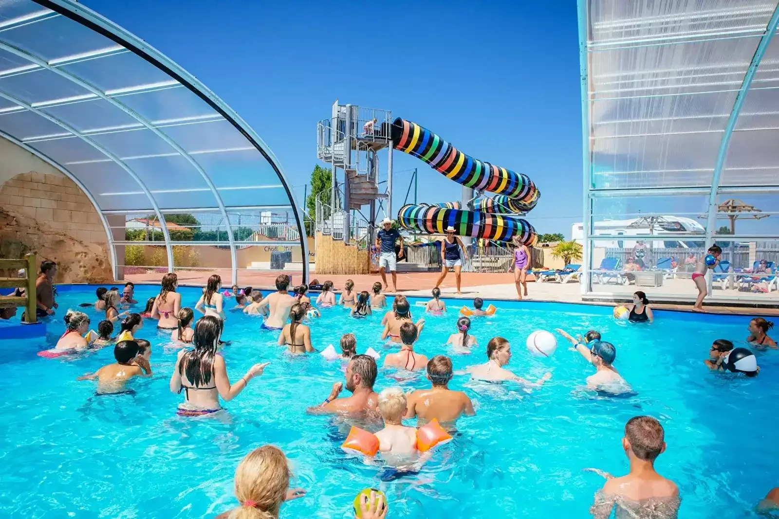 Piscina Camping Le Bahamas Beach - Chadotel